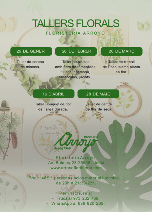 Talleres Florales 2026 Talleres Florales 2026