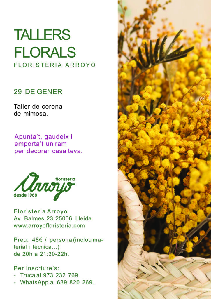 Tallers florals 2026 - 29 Gener